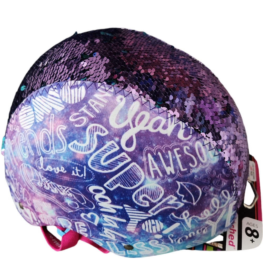 LIL MISMATCHED Sequin Helmet NWT